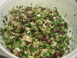 Thunfisch-Kidneybohnen-Salat 